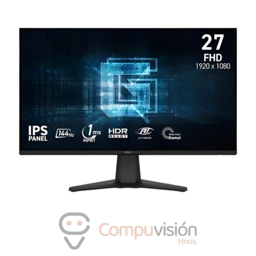 MONITOR MSI 27″ G275L E14 FHD 1920*1080 144HZ 1MS PLANO PANEL IPS HDMI – DP