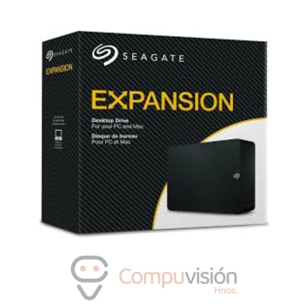 DISCO EXTERNO SEAGATE 16TB EXPANSION 3.0 RESCUE BLACK PC-MAC STKP16000400