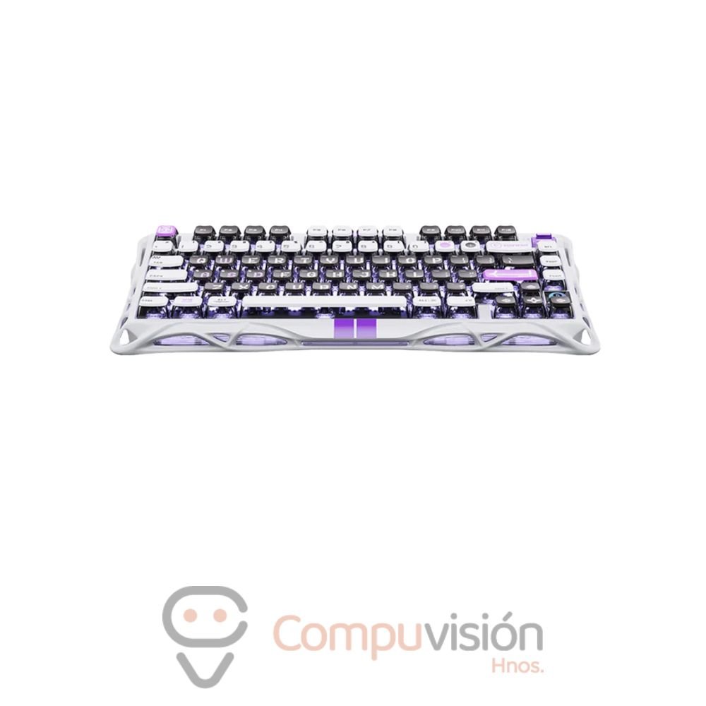 TECLADO GAMER GRAVASTAR MERCURY V75 HE CABLE USB MECHA GRAY-HALL EFFECT SWITCH ENGLISH
