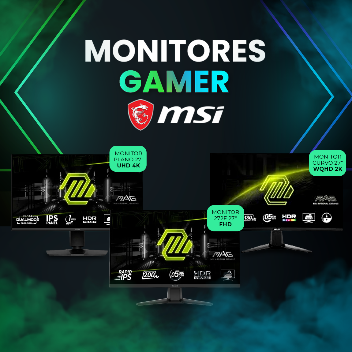 TODO EN MONITORES MSI