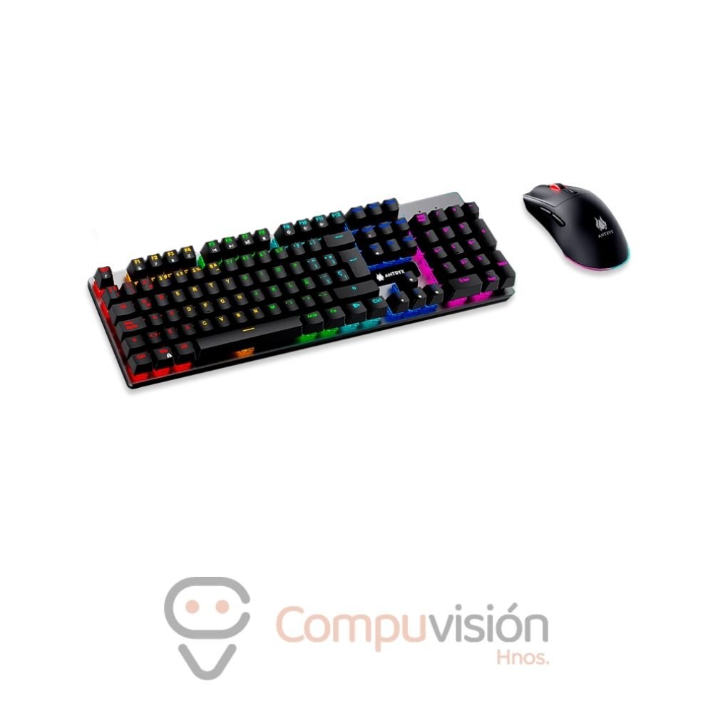 KIT/COMBO GAMER ANTRYX TECLADO+MOUSE GC-4500 BLACK RED SWITCH WIRELESS/INALAMBRICO/BLUETOOTH/BT