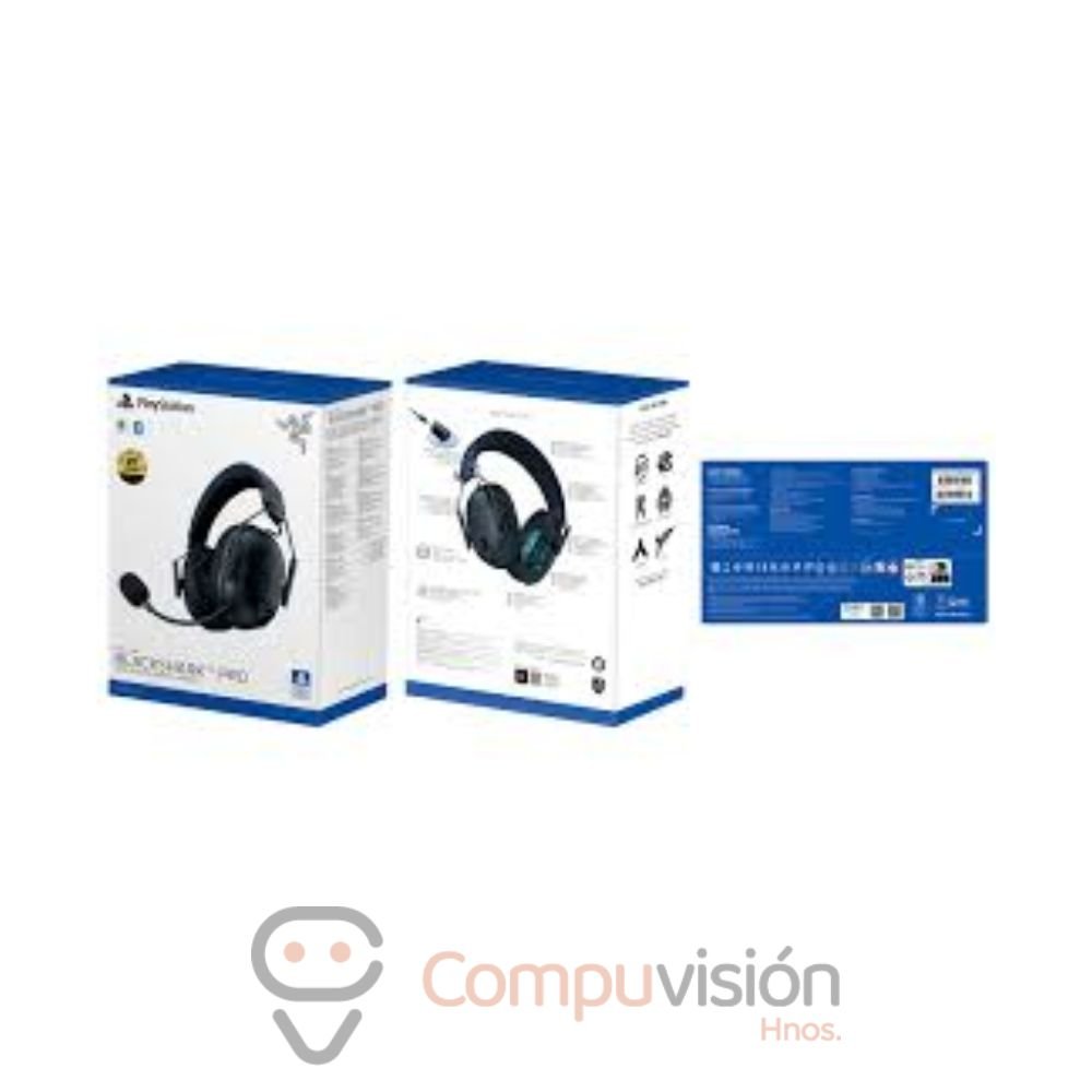 AUDIFONO GAMER RAZER BLACKSHARK V3 PRO FOR PLAYSTATION BLACK WIRELESS/BT