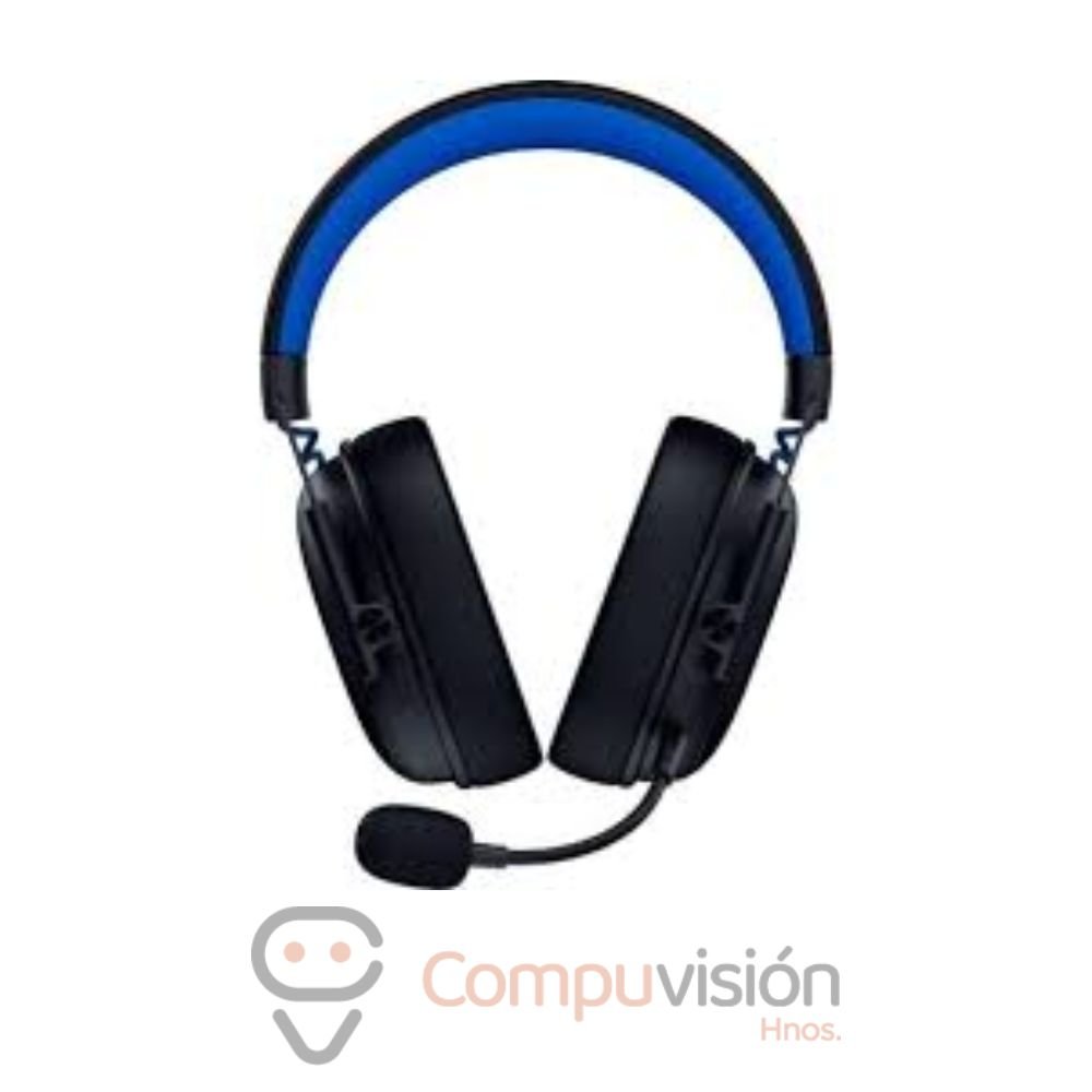 AUDIFONO GAMER RAZER BLACKSHARK V3 X HYPERSPEED FOR PLAYSTATION BLACK/AZUL 7.1 WIRELESS/BT