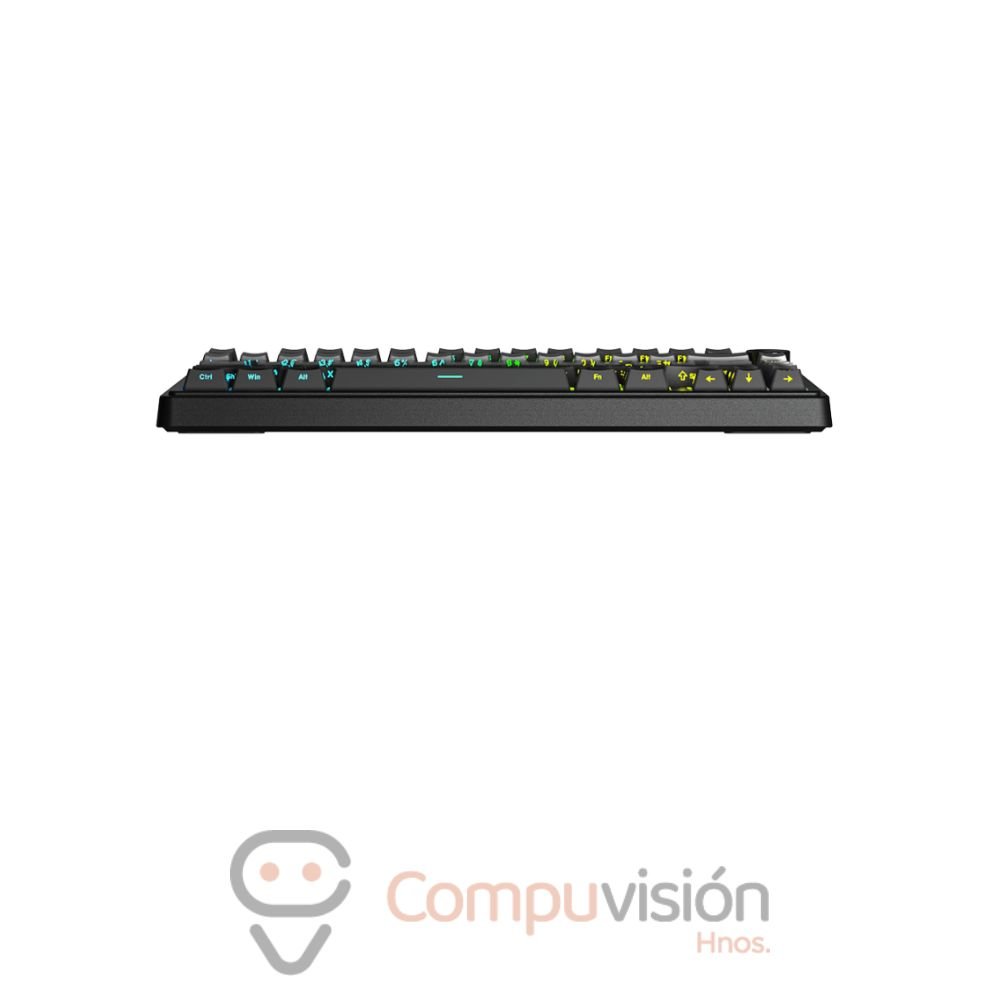 TECLADO AULA F75 RGB 75%  WIRELESS/BT BLACK/GRANDIENT GREY+REAPER SWITCH ESPAÑOL