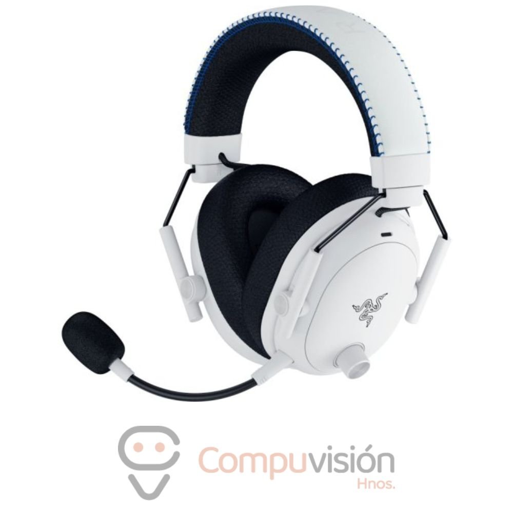 AUDIFONO GAMER RAZER BLACKSHARK V3 PRO WHITE PLAYSTATION WIRELESS/BLUETOOTH, INALAMBRICO