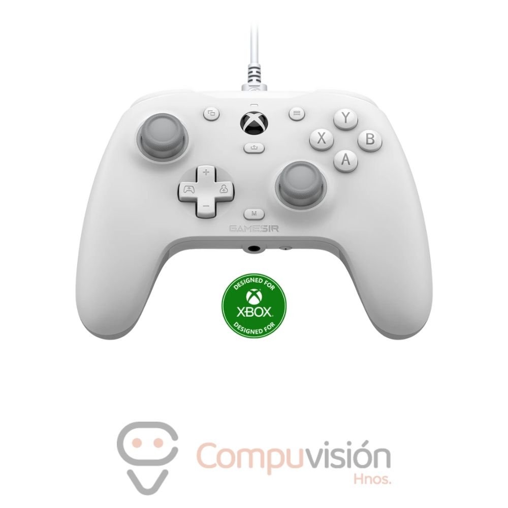 GAMEPAD MANDO GAMESIR G7 HE CABLEADO BLANCO, PARA XBOX Y PC, MULTIPLATAFORMA