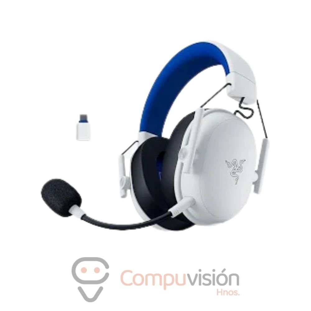 AUDIFONO GAMER RAZER BLACKSHARK V3 X WHITE HYPERSPEED PS5 WIRELESS/INALAMBRICO,BT