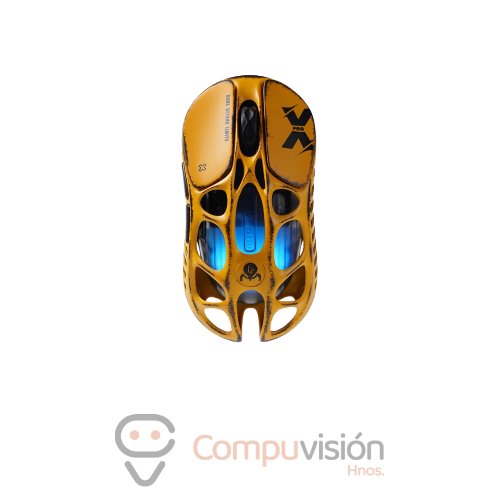 MOUSE GAMER GRAVASTAR MERCURY XPRO WIRELESS 8K DONGLE BATTLE WORN YELLOW EDICIÓN ES
