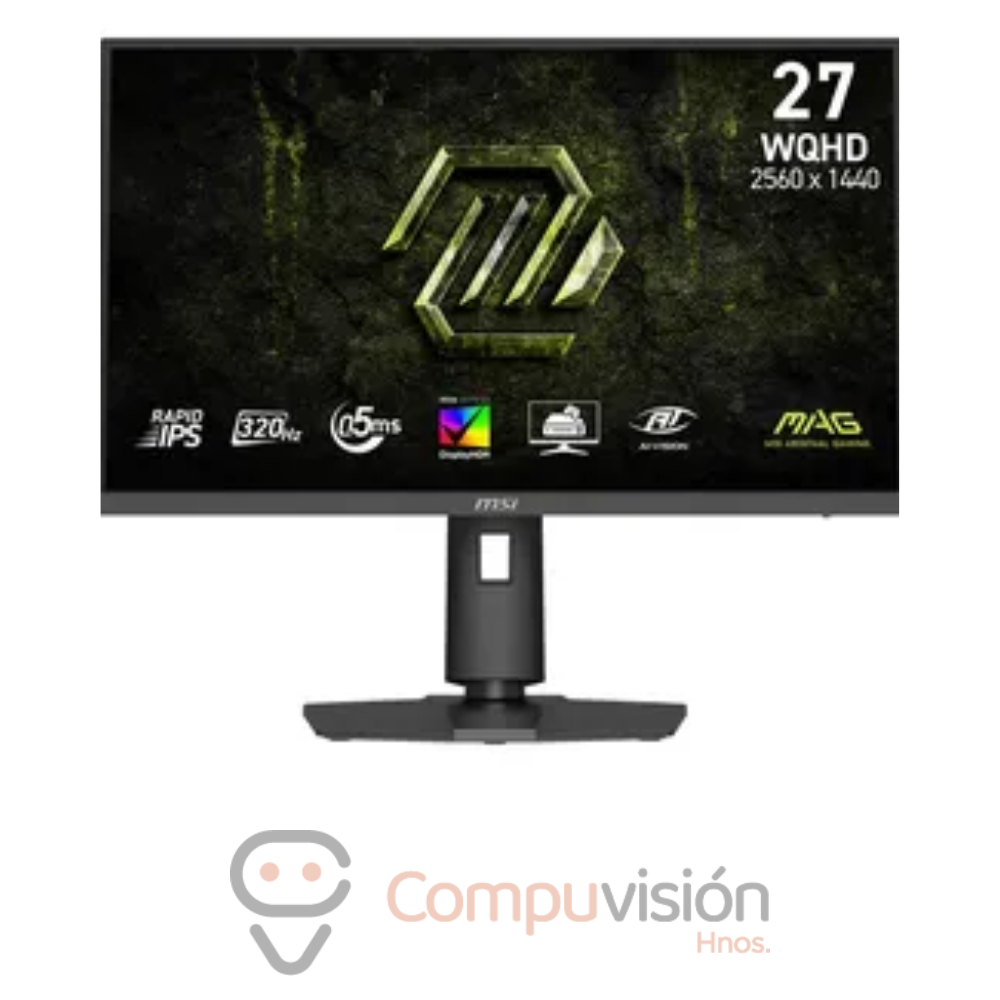 MONITOR PLANO 2K 27" 320HZ 0.5MS IPS RAPID MAG 274QPF X32 PIVOTEABLE