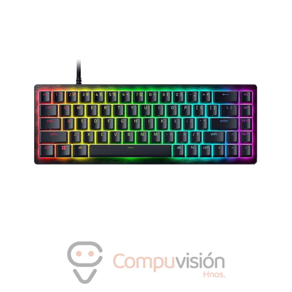 TECLADO GAMER RAZER HUNTSMAN V3 HE MAGNETIC MINI 65% 8KHZ US CHROMA BLACK