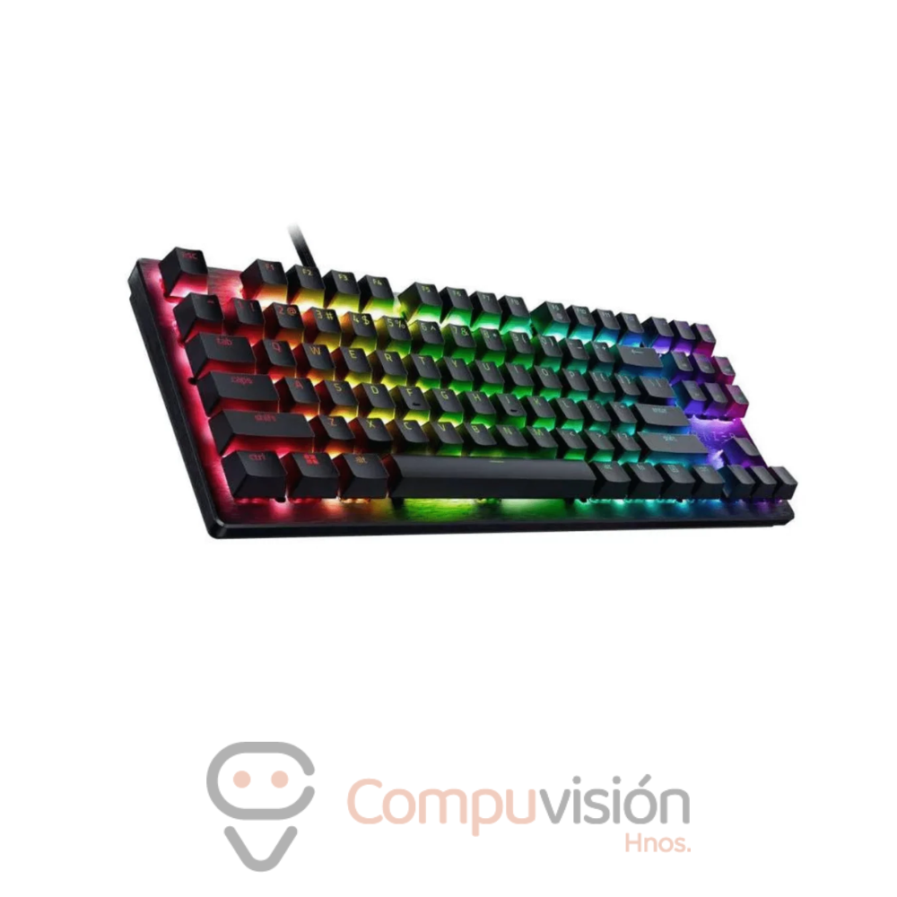 TECLADO GAMER RAZER HUNTSMAN V3 HE MAGNETIC TKL 8KHZ 80% US BLACK CHROMA